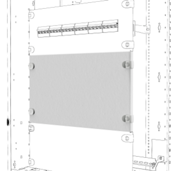 BLIND FRONT PANEL - QDX - 600X200MM image 1