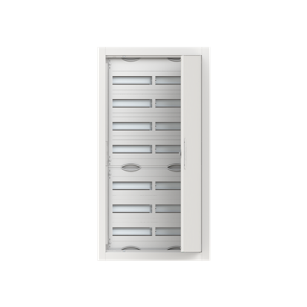 CU27V ComfortLine Compact distribution board, Flush mounting, 168 SU, Isolated (Class II), IP30, Rows: 7, 1164 mm x 615 mm x 125 mm image 1