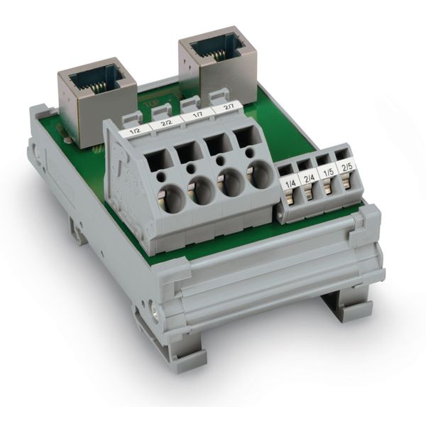 Interface module 2xRJ-45 PCB terminal blocks, double-row image 3