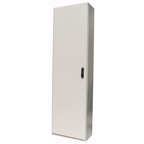 White floor standing distribution board with locking rotary lever, W = 1000 mm, H = 1760 mm, D = 300 mm image 1