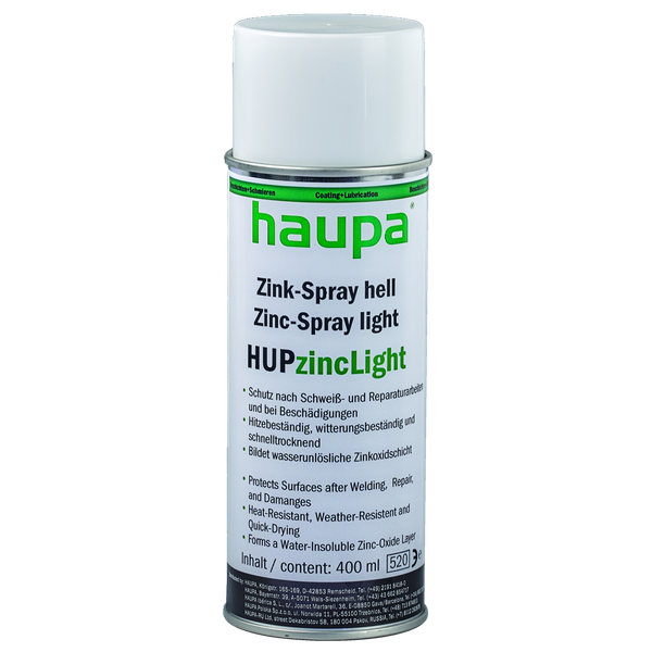 Zinc spray clear "HUPzincLight" aerosol 400ml image 2