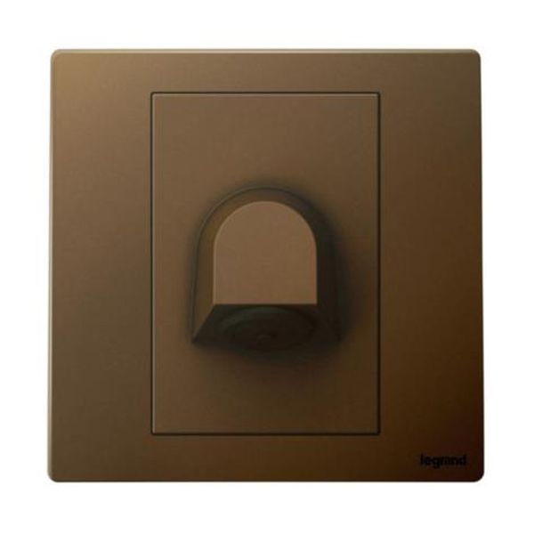 Mallia Senses - 1 gang cable outlet - 20A - Dark Bronze image 1