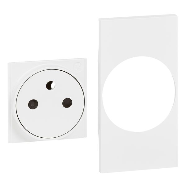 L.NOW-FR/BEL FLAT SOCKET 2M WHITE image 2