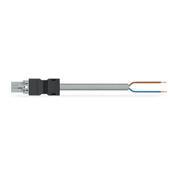 pre-assembled connecting cable Eca Plug/open-ended gray image 1