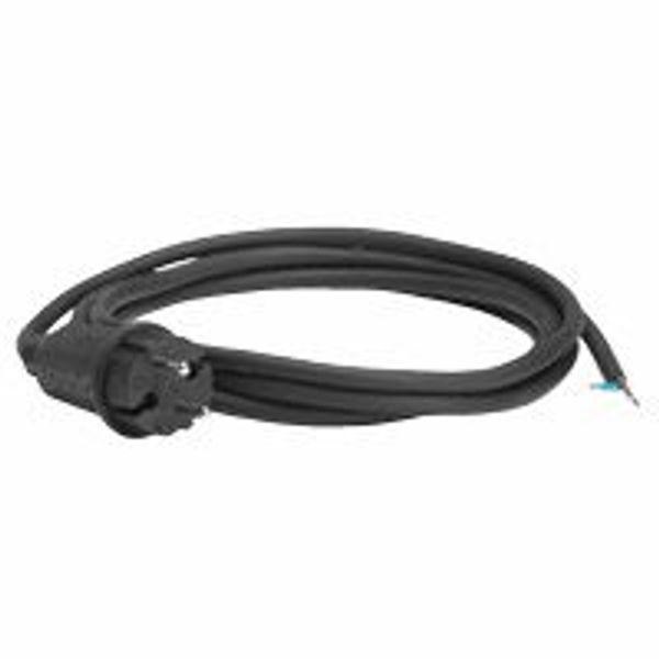 Extension cord to be wired with 2P+E 16A plug with 5m rubber cord image 1