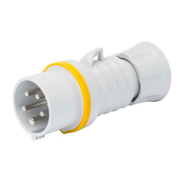 STRAIGHT PLUG HP - IP44/IP54 - 3P+E 16A 100-130V 50/60HZ - YELLOW - 4H -  FAST WIRING image 2