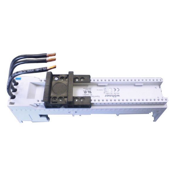 Busbar- adapter 25A 45mm 2 RAIL 3X4 image 1