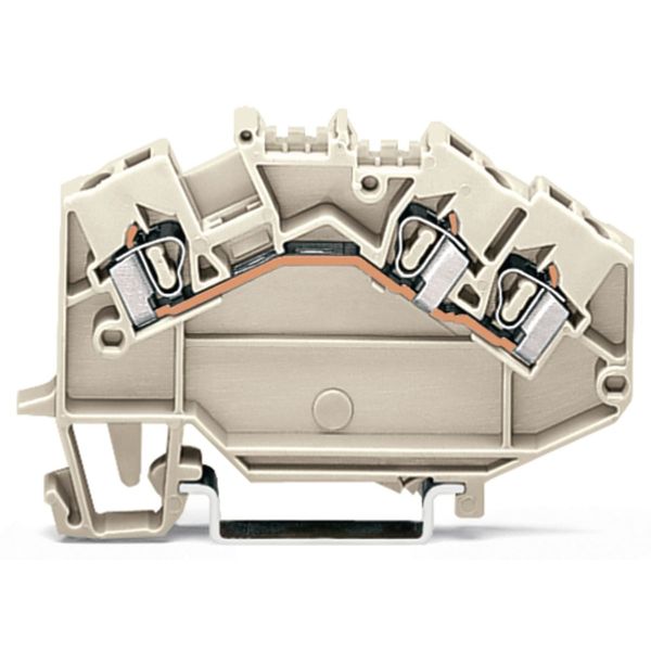 3-conductor through terminal block 2.5 mm² suitable for Ex e II applic image 1