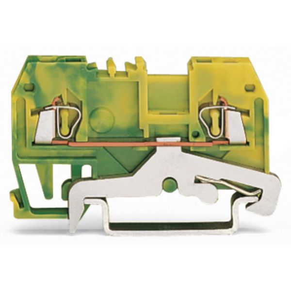 2-conductor ground terminal block 1.5 mm² center marking green-yellow image 1