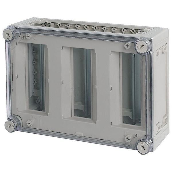 MCB enclosure, IP65, mounting rail vertical, HxWxD=250x375x150mm image 4