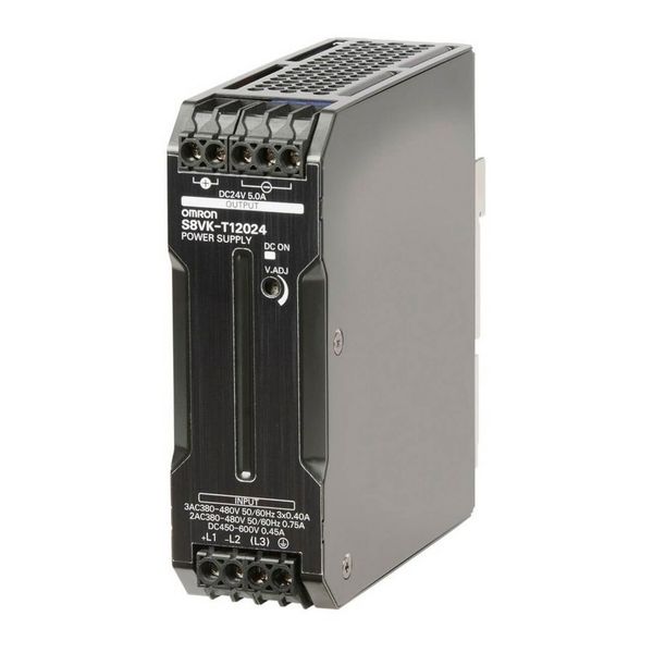 Coated version, Book type power supply, Pro, 3-phase, 120 W, 24 VDC 5A image 2