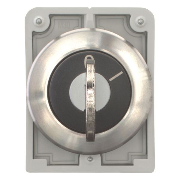 Key-operated actuator, Flat Front, maintained, 2 positions, MS6, Key withdrawable: 0, I, Bezel: stainless steel image 4