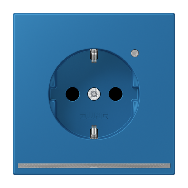 SCHUKO socket with LED pilot light LC320 LC1520-OLNW211 image 1