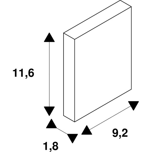 Mounting plate for MYRALED WALL, ENOLA_C OUT, anthracite image 2