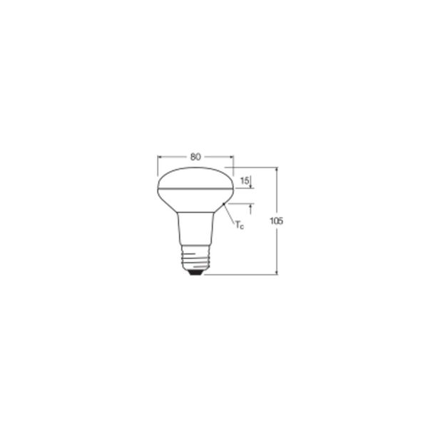 LED SUPERSTAR PLUS R80 4.9W 927 E27 image 10