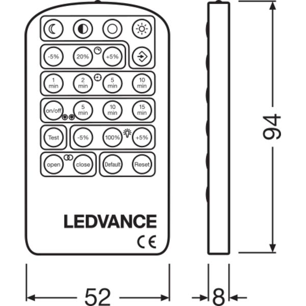 LEDVANCE CONNECTED SENSOR REMOTE REMOTE CONTROL image 2