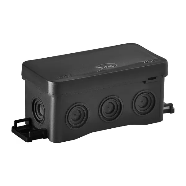 Surface junction box NS8 FASTBOX&HOOK black image 1