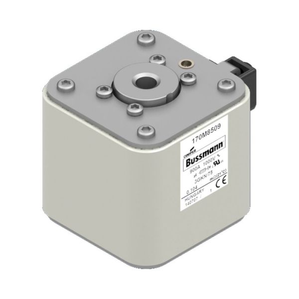 Fuse-link, high speed, 900 A, AC 1000 V, size 3, 74 x 92 x 91 mm, aR, IEC, UL, single indicator image 14