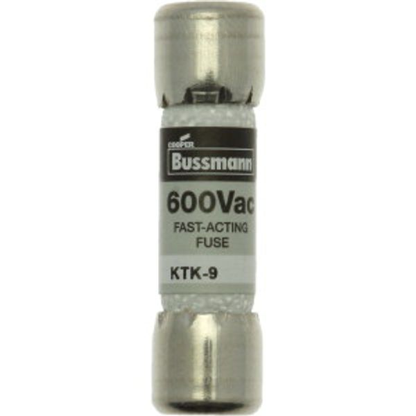 Fuse-link, low voltage, 9 A, AC 600 V, 10 x 38 mm, supplemental, UL, CSA, fast-acting image 17