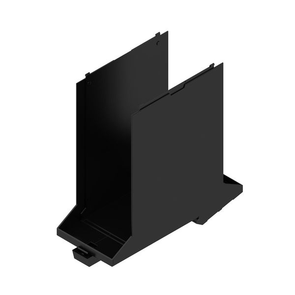 Basic element, IP20 in installed state, Plastic, black, Width: 45 mm image 3
