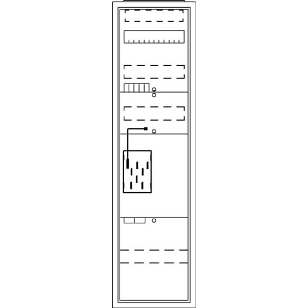 BA17MAK Meter board, Field width: 1, Rows: 7, 1100 mm x 300 mm x 215 mm, Isolated (Class II), IP31 image 21