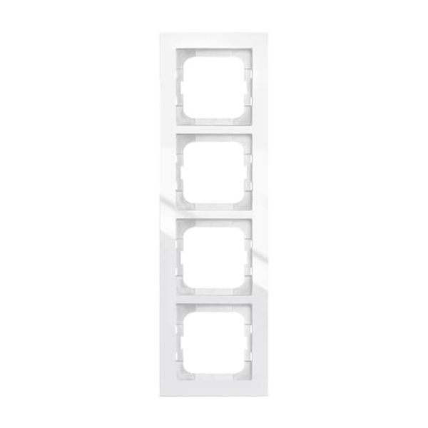 1725-284/11 Cover Frame Busch-axcent® Studio white image 2