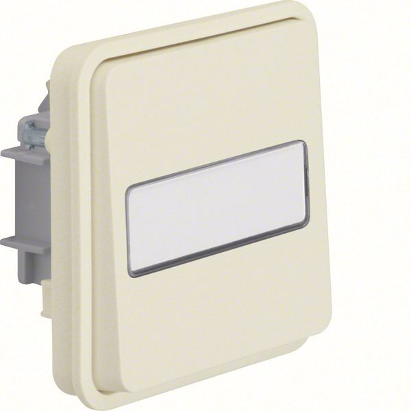 Change-over switch insert w. rocker and labelling field, illuminated,  image 1