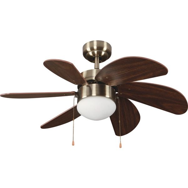 Tabit Ceiling Fan 84 cm Brown image 2