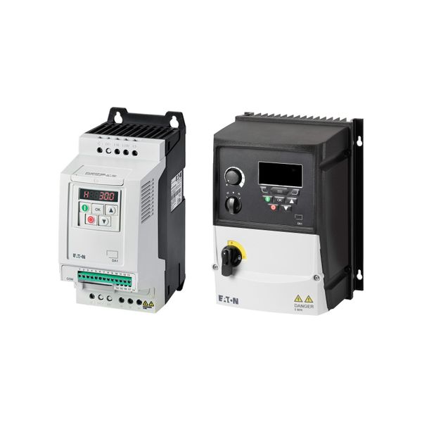 Frequency inverter, 230 V AC, 3-phase, 30 A, 7.5 kW, IP20/NEMA 0, Radio interference suppression filter, Brake chopper, Additional PCB protection, OLE image 15