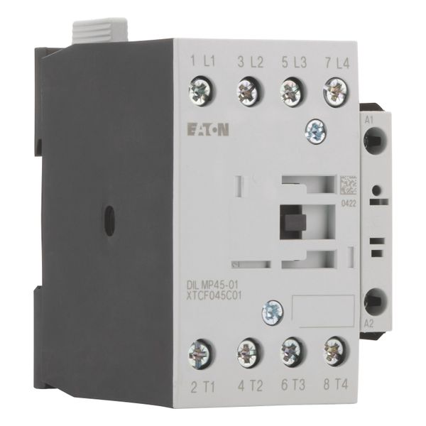 Contactor, 4 pole, 45 A, 1 NC, 230 V 50 Hz, 240 V 60 Hz, AC operation image 12