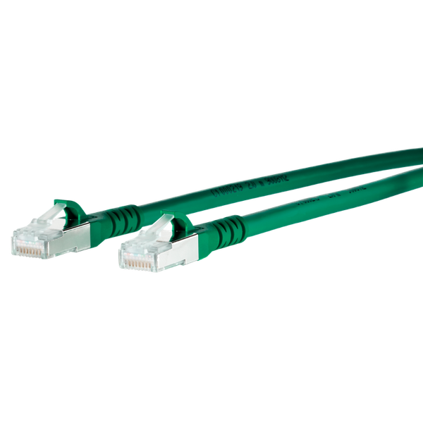 Patch cord Cat.6A AWG 26 0.5 m green image 3