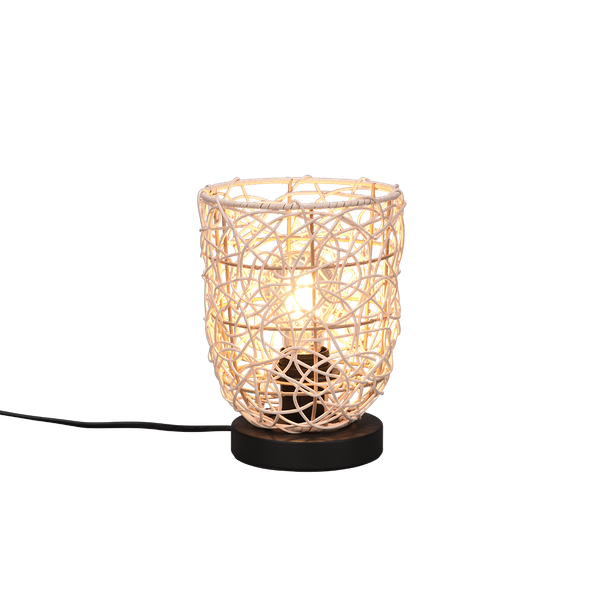 Lovis table lamp E27 rattan image 1