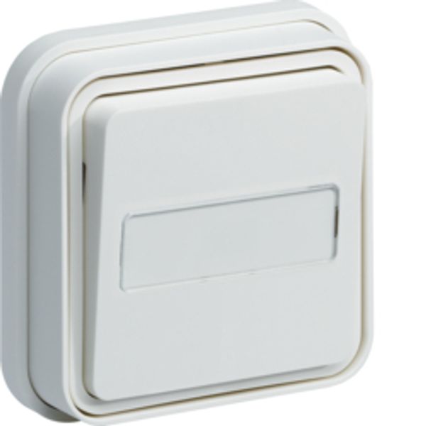 CUBYKO INSCRIPTION BUTTON INSERT IP55 WHITE image 1