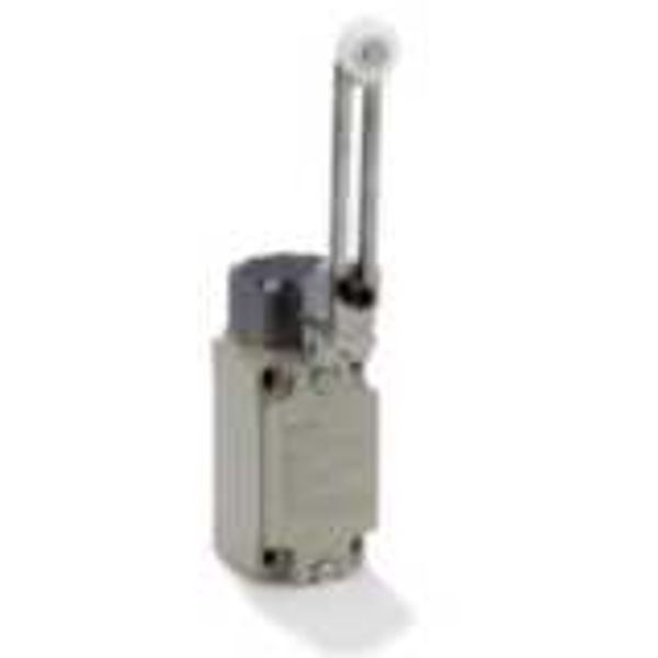 Limit switch, D4B, M20, 1NC/1NO (snap-action), adjustment roller lever image 2