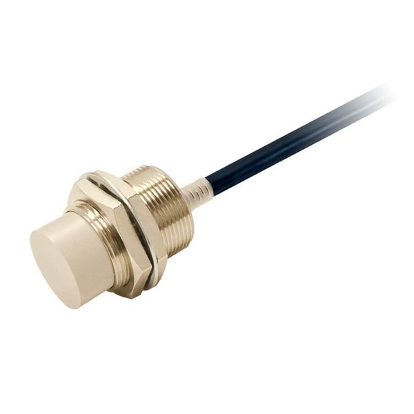 Proximity sensor, inductive, nickel-brass, short body, M30, unshielded image 3