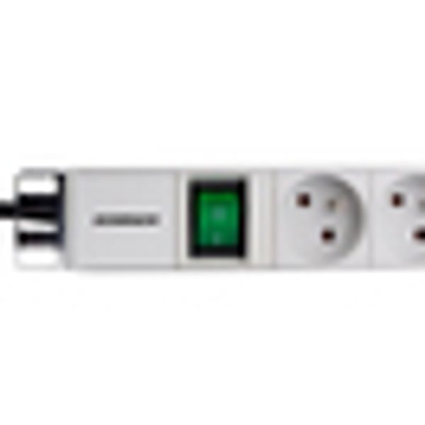 19" PDU, 8xUTE, On/Off-Switch, Profile ALU 1U, 2m-cable image 12