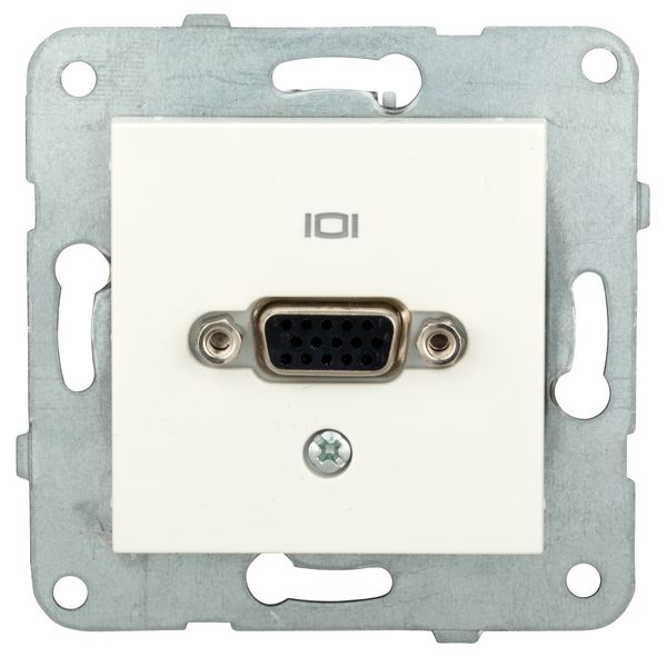 VGA connector insert with screw connector image 2