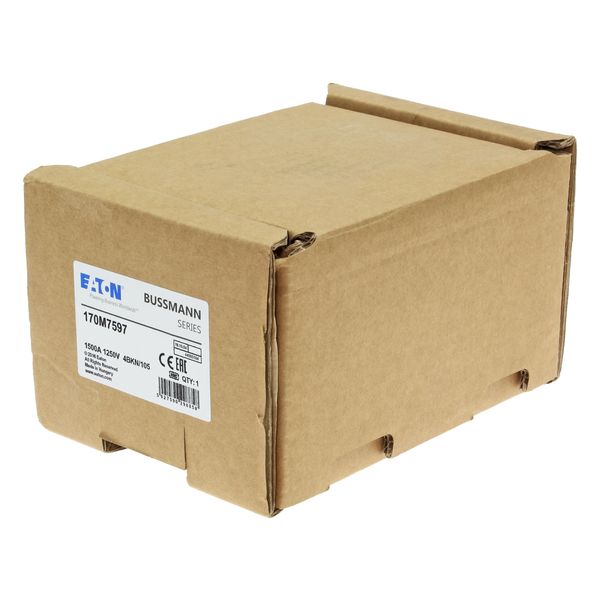 Fuse-link, high speed, 1500 A, AC 1250 V, size 4, 105 x 120 x 110 mm, aR, IEC, single indicator image 19