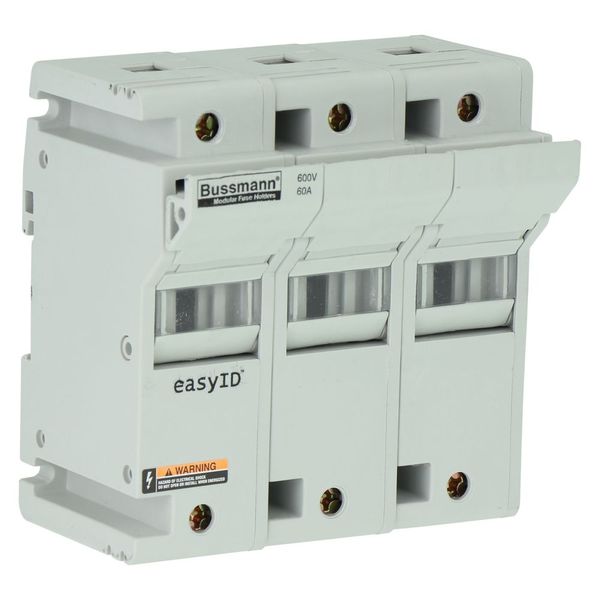 Fuse-holder, low voltage, 60 A, AC 600 V, DC 600 V, UL Class J, 120 x 83 x 125 mm, 3P, UL, CSA image 23