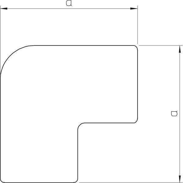 WDKH-F10020RW Flat angle cover halogen-free 10x20mm image 2