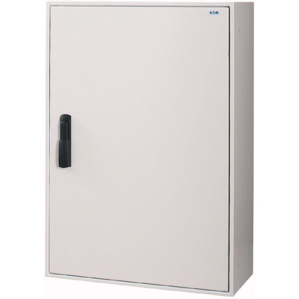 Surface-mounted installation distributor IP55, EP, WxHxD=850x860x270mm, white, swivel lever image 6