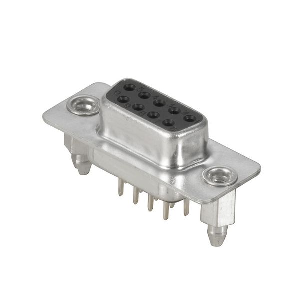 PCB plug-in connector data, Thread-nut UNC 4-40, THT solder connection image 2