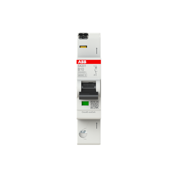 SX201-B10 Miniature Circuit Breaker - 1P - B - 10 A image 1