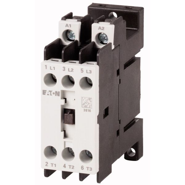 Contactor, 3 pole, 380 V 400 V: 3 kW, 24 V DC, DC operation, Screw terminals image 1