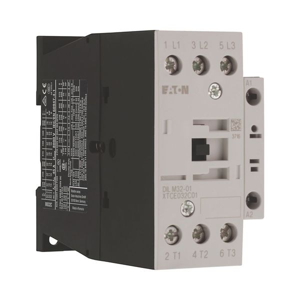 Contactor, 3 pole, 380 V 400 V 15 kW, 1 NC, 110 V 50 Hz, 120 V 60 Hz, AC operation, Screw terminals image 10