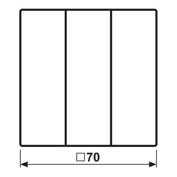 Rocker for 3-gang switch ME993C image 4