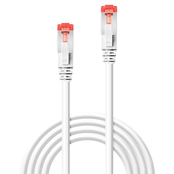 3m Cat.6 S/FTP Network Cable, White RJ45, M/M, 250MHz, Copper, 27AWG image 2