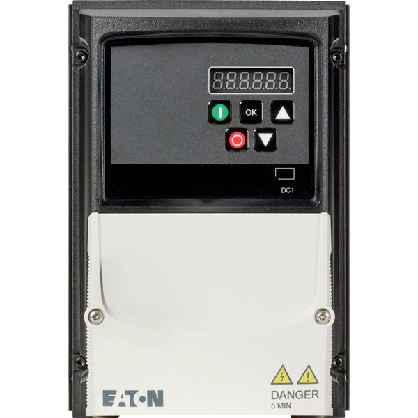 Variable frequency drive, 230 V AC, 1-phase, 7 A, 1.5 kW, IP66/NEMA 4X, Radio interference suppression filter, 7-digital display assembly, Additional image 7