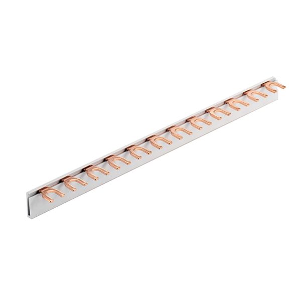 Busbar 1P, 54-mod. 10mm2, Fork-type image 1