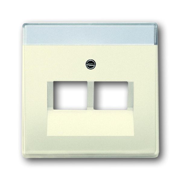 1803-02-82 CoverPlates (partly incl. Insert) future®, solo®; carat®; Busch-dynasty® ivory white image 1